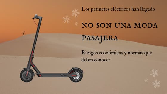 Patinetes eléctricos moda o nueva realidad